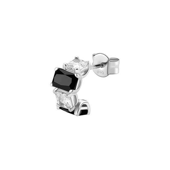 Einzelner Ohrring Brosway FANCY MISTER BLACK in Stahl FMB09 - FMB09